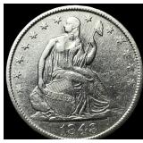 1848-O Silver Half Dollar (Seated Liberty) CLOSELY