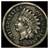 1863 Indian Head Cent NEARLY UNCIRCULATED