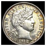 1912-D Silver Barber Dime UNCIRCULATED