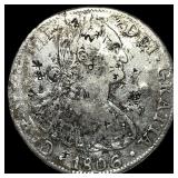 1806-Mo TH Mexico 8 Reales Silver Coin HIGH GRADE