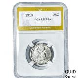 1910 Barber Quarter PGA MS66+