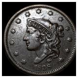 1838 Braided Hair Large Cent NEARLY  UNCIRCULATED