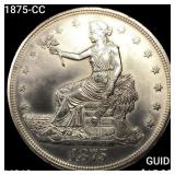 1875-CC Silver Trade Dollar UNCIRCULATED