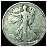 1920-P Silver Walking Liberty Half Dollar LIGHTLY