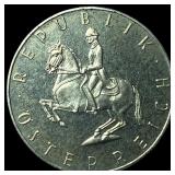 1962 Austria 5 Schilling UNCIRCULATED