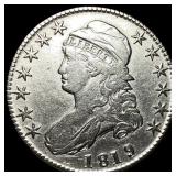 1819 Capped Bust Half Dollar CLOSELY UNCIRCULATED