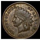 1865 Indian Head Cent CHOICE AU