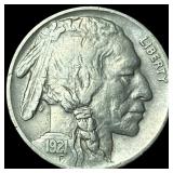1921-S Buffalo Nickel CHOICE AU