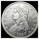 1837 Capped Bust Half Dollar CLOSELY UNCIRCULATED