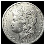1894-O Silver Morgan Dollar ABOUT UNCIRCULATED