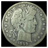 1899-O Silver Barber Half Dollar NICELY CIRCULATED