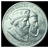 1924 Silver Huguenot-Walloon Half Dollar UNCIRCULA