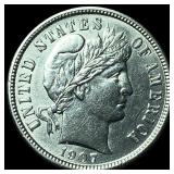 1907 Barber Dime UNCIRCULATED