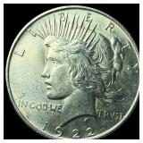 1922 Silver Peace Dollar UNCIRCULATED