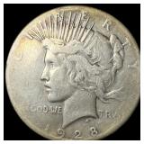1928 Silver Peace Dollar NICELY CIRCULATED