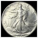 1941-S Silver Walking Liberty Half Dollar GEM BU