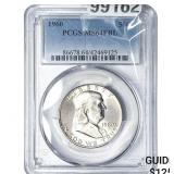 1960 Franklin Half Dollar PCGS MS64 FBL