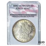 1896 Morgan Silver Dollar ANGS MS67