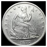 1877-S Silver Half Dollar CLOSELY UNCIRCULATED