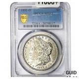 1892-O Morgan Silver Dollar PCGS MS63