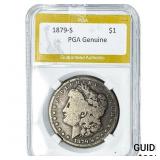 1879-S Morgan Silver Dollar PGA Genuine