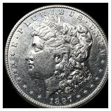 1897-S Silver Morgan Dollar CHOICE AU