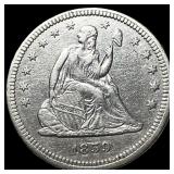 1859 Seated Liberty Quarter CLOSELY  UNCIRCULATED