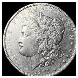 1901 Silver Morgan Dollar CLOSELY UNCIRCULATED