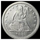 1858 Seated Liberty Quarter UNCIRCULATED