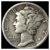 1926-S Silver Mercury Dime LIGHTLY CIRCULATED