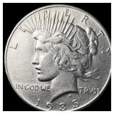 1935 Silver Peace Dollar UNCIRCULATED
