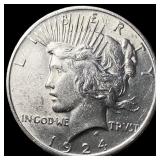 1924 Silver Peace Dollar UNCIRCULATED