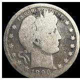1896-O Silver Barber Quarter NICELY CIRCULATED