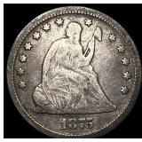 1875 Seated Liberty Quarter NICELY CIRCULATED