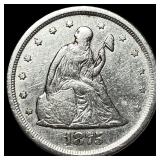 1875-S Silver Twenty Cents CLOSELY UNCIRCULATED