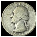 1932-D Silver Washington Quarter NICELY CIRCULATED