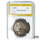 1878 Morgan Silver Dollar PGA Genuine