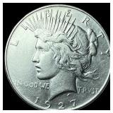 1927-S Silver Peace Dollar CLOSELY UNCIRCULATED