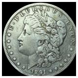 1891-O Silver Morgan Dollar NEARLY UNCIRCULATED