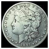 1891-O Silver Morgan Dollar NEARLY UNCIRCULATED