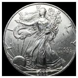 2005 1 oz Silver American Eagle $1 GEM BU