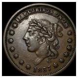 1837 Hard Times Token Centre Market New York CLOSE