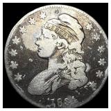 1834 Capped Bust Silver Half Dollar NICELY CIRCULA