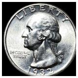 1932 Silver Washington Quarter UNCIRCULATED