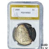 1904 Morgan Silver Dollar PGA MS63