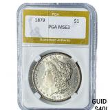 1879 Morgan Silver Dollar PGA MS63