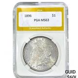 1896 Morgan Silver Dollar PGA MS65