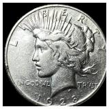 1928 Peace Silver Dollar CLOSELY UNCIRCULATED
