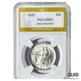 1925 Stone Mountain Half Dollar PGA MS65
