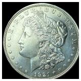 1921 Silver Morgan Dollar NEARLY UNCIRCULATED
